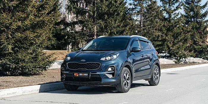 Kia Sportage 4WD (синий) в аренду