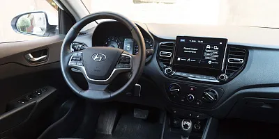 Hyundai Solaris (белый) в аренду