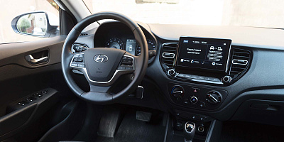 Hyundai Solaris (белый) в аренду