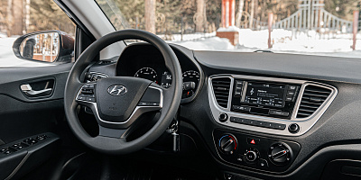 Hyundai Solaris (коричневый) в аренду