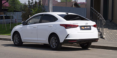 Hyundai Solaris (белый) в аренду
